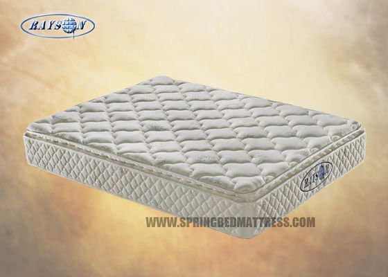 Anti- le latex respirable d'acarides de la poussière écument sommier de Bonnell avec le dessus d'oreiller