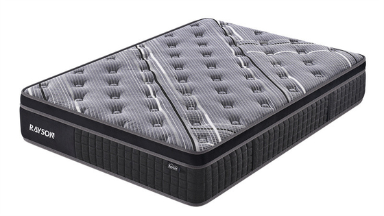 Matraque en mousse de mémoire de gel de latex orthopédique personnalisé dans une boîte Lit à ressort de poche pour usage domestique et hôtelier