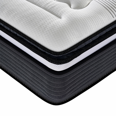 Taille personnalisée Matelas en tissu tricoté Matelas à ressort en poche en gros Prix bon marché