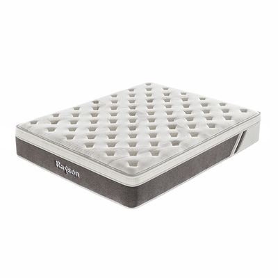 Euro Top Latex mousse 7 zones enroulé du matelas à ressort de poche taille King