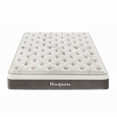 Euro Top Latex mousse 7 zones enroulé du matelas à ressort de poche taille King