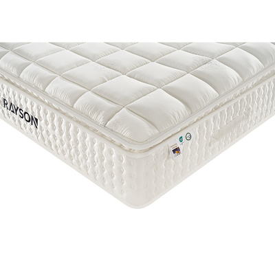 Tissu de coton de luxe super haut de gamme de poche gel de printemps de mémoire de mousse matelas matelas de latex