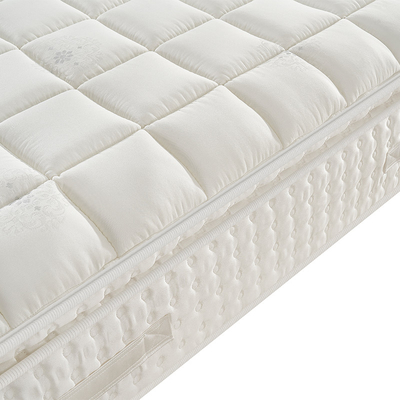 matelas pour lit d'hôtel 6 étoiles avec mousse à mémoire de gel et latex Matelas de compression en coton