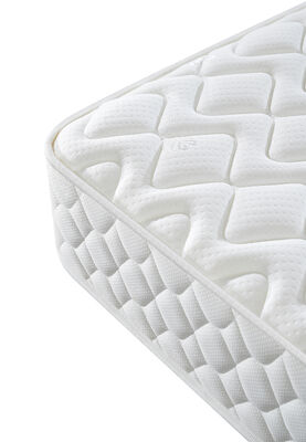 Matraque à ressort de poche de qualité hôtelière 3 étoiles Tissu haut blanc, anti-trouble, support ergonomique, personnalisable pour les projets hôteliers en vrac