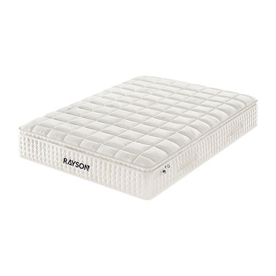 Tissu de coton de luxe super haut de gamme de poche gel de printemps de mémoire de mousse matelas matelas de latex